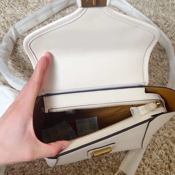 Coach Courier Carryall 23 With Floral Applique - Picture 6 of 9